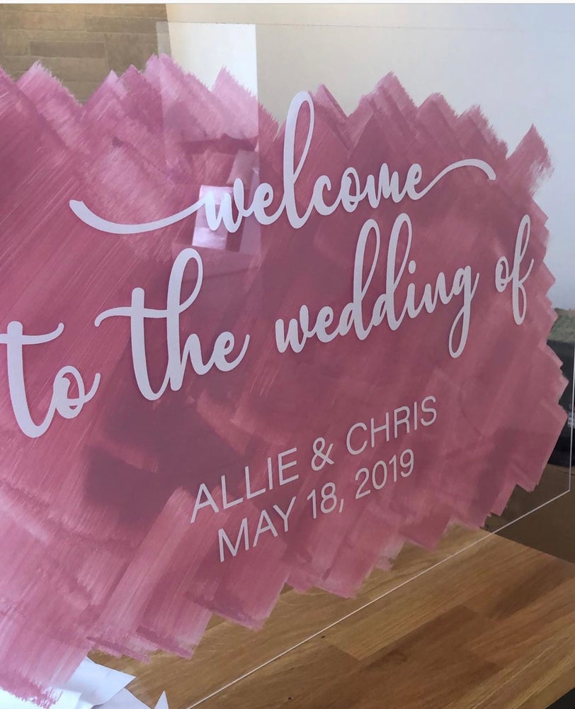 Painted Acrylic Signage PartyPresentation
